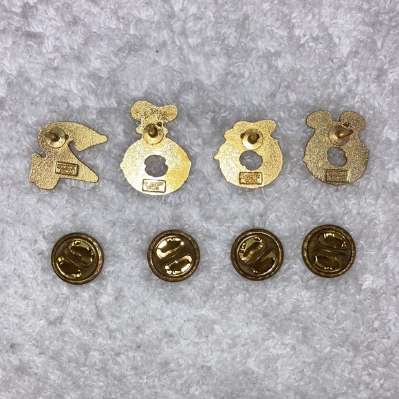 Disney Fab Four Character Icons Pin Set 4 Pin Mickey Goofy Pluto Rare ** - Picture 4 of 4